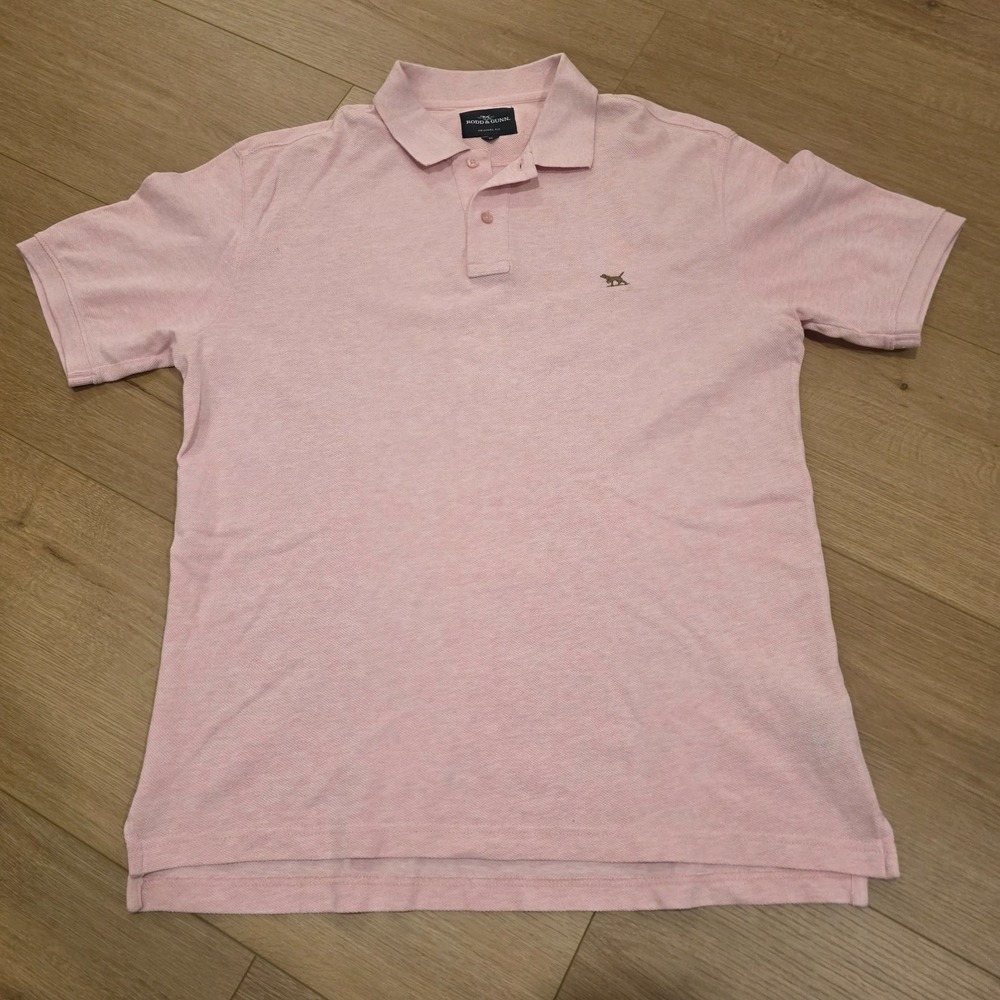 Rodd & Gunn Polo Shirt Mens M Pink Original Fit Collared Cotton Embroidered Logo - Picture 1 of 10